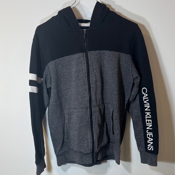 Calvin Klein Jeans Other - Calvin Klein Jeans Black and Gray Zip-Up Hoodie
